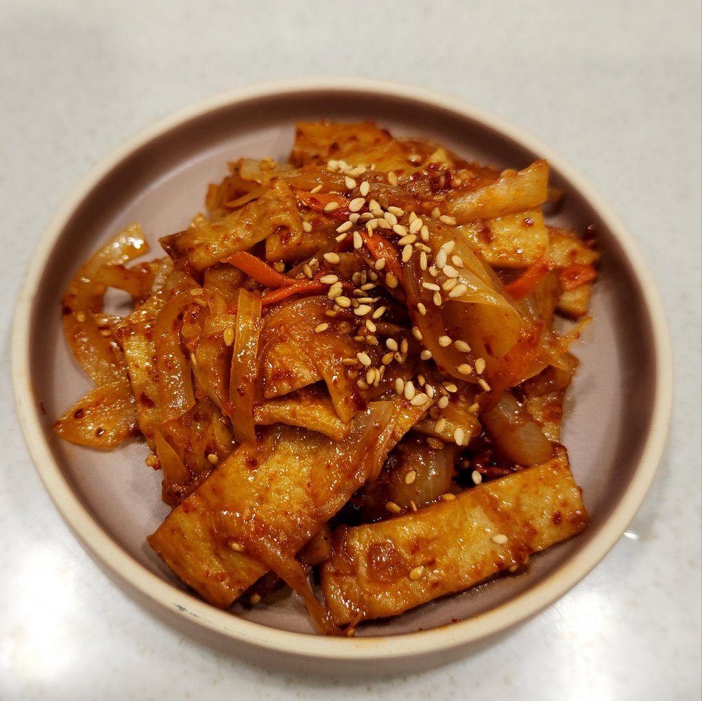 Stir-Fried Fish Cake