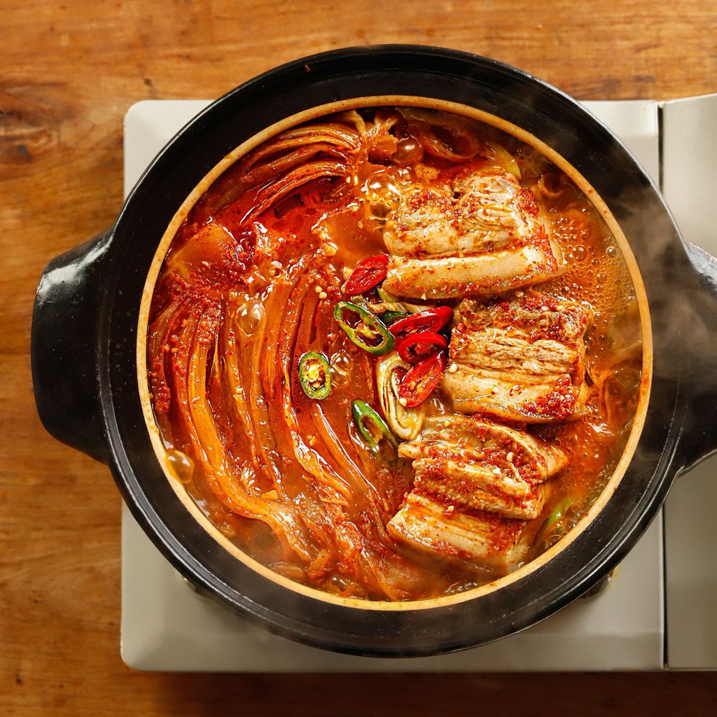 Braised Kimchi with Pork