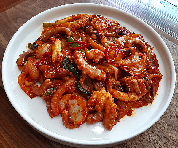 Spicy Octopus Stir-Fry