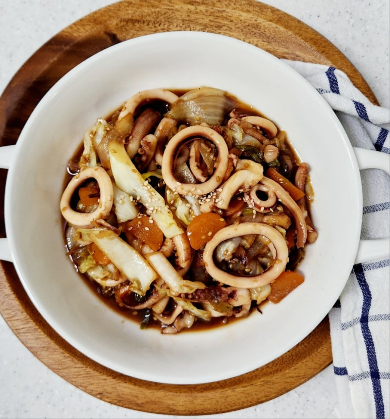 Spicy Squid Stir-Fry