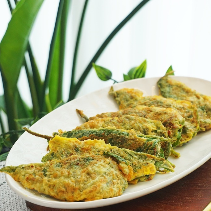 Perilla Leaf Pancake