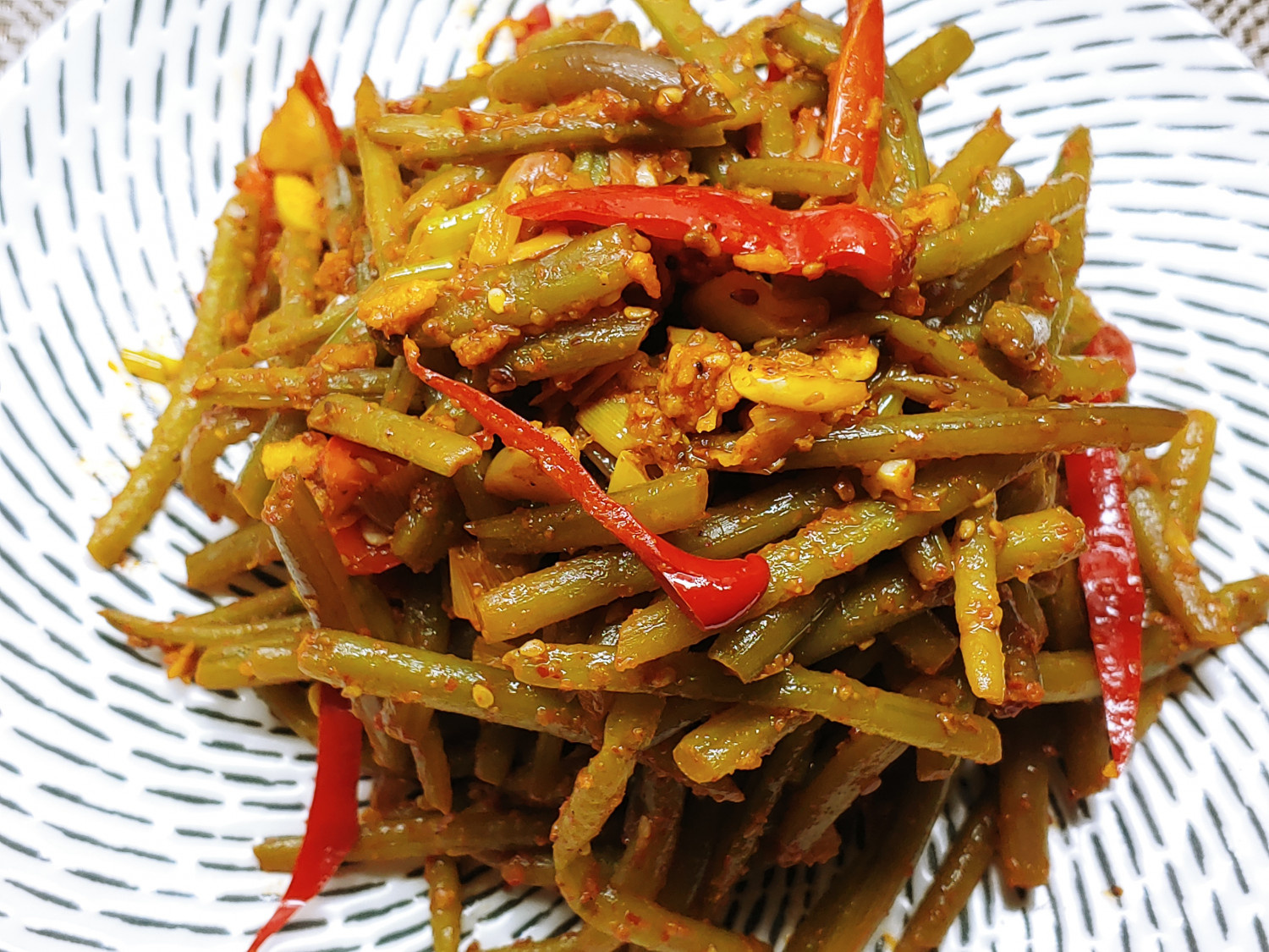 Sweet Potato Stems Side Dish