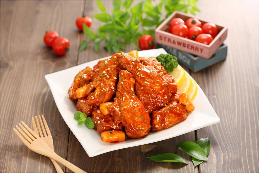 Korean Sweet & Spicy Fried Chicken