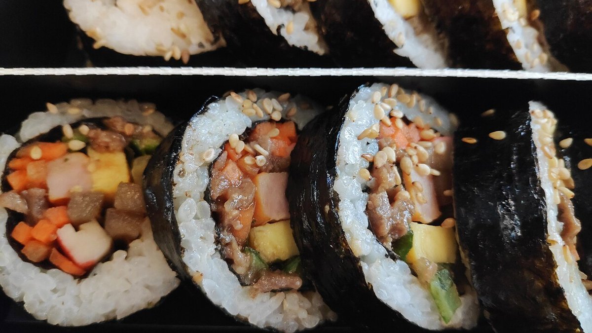 KTX train station kimbap dosirak — the original grab-and-go format